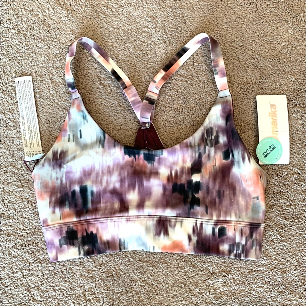 Marika Sports Bra/Crop Top Brand New Lined with Tags Size Small